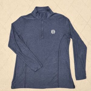 Peter Millar Golf Pullover Shirt Womens LARGE 1/4 Zip Activewear Athleisure